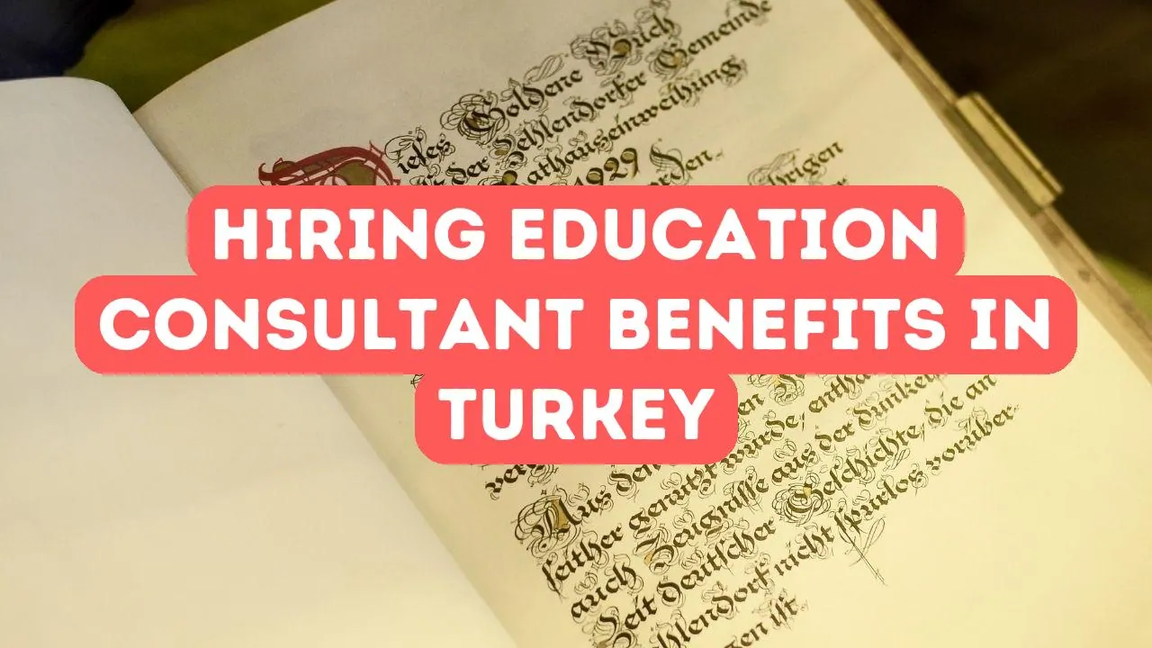 Beneficios de contratar un consultor educativo en Turquía