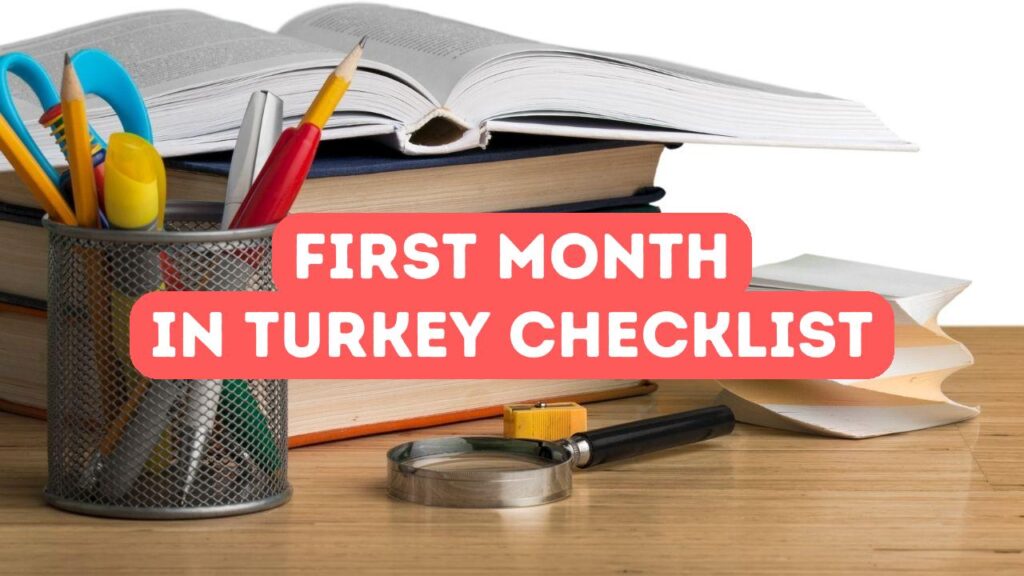 您在土耳其的第一个月：清单