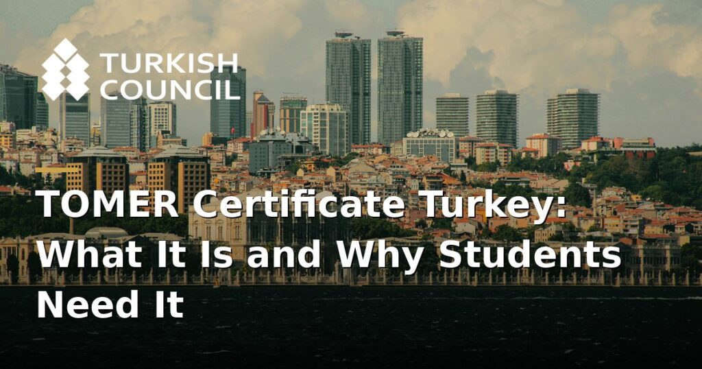 TOMER certificate Turkey - TOMER Certificate Turkey: What It Is and Why Students Need It